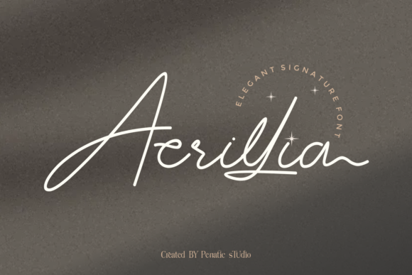 Acrillia: Elegant Script Font for Creative Campaigns