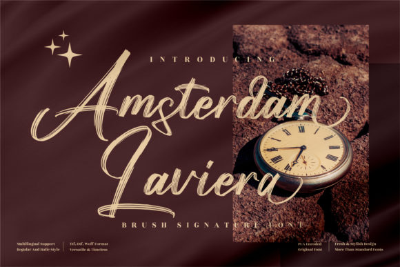 Amsterdam Laviera Font for Professional Branding and Design
