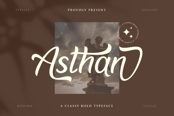 Asthan Font for Small Business Branding