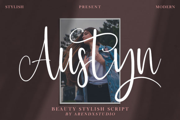 Austyn Script Font for Stylish Craft Projects