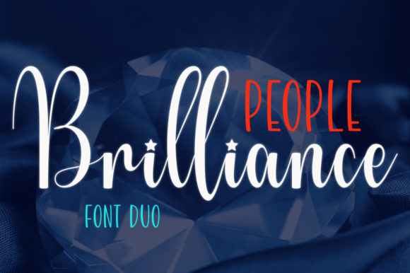 Brilliance People Font: A Beautiful Blend of Script and Sans Serif for Crafters