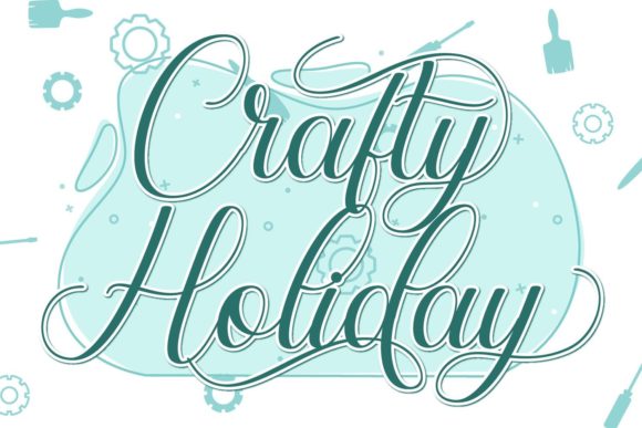 Crafty Holiday Font for Modern Branding Projects