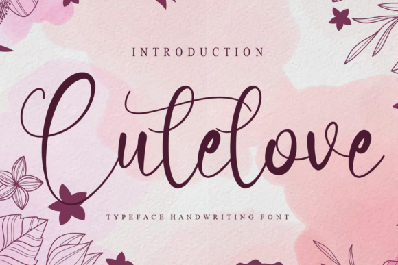 Cutelove Font: Elevate Your Editorial Design with Refined Script Typography