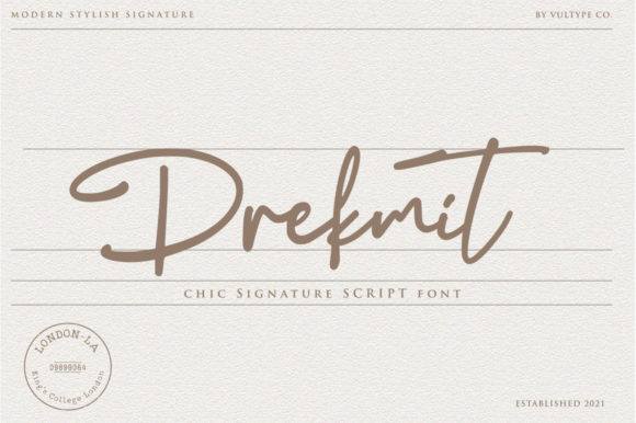 Drekmit Script Font for Stylish and Elegant Craft Projects