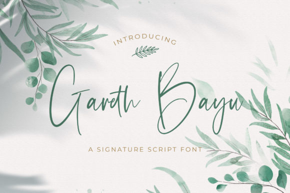 Gareth Bayu Font for Stylish and Professional Branding