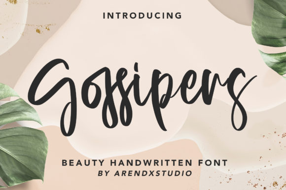 Gossipers Font: A Luxurious Script for Editorial Design