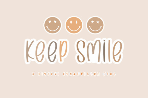 Keep Smile Font: A Playful Typeface for Editorial Design