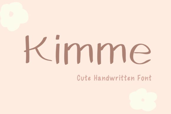 Kimme Font: A Handwritten Script for Craft Creators