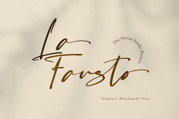 La Fausto Font for Polished Branding and Design Projects