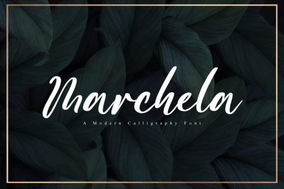 Marchela: A Script Font for Romantic Typography