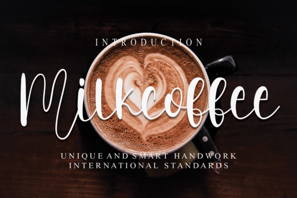 Milkcoffee: A Delightful Script Font for Editorial Design