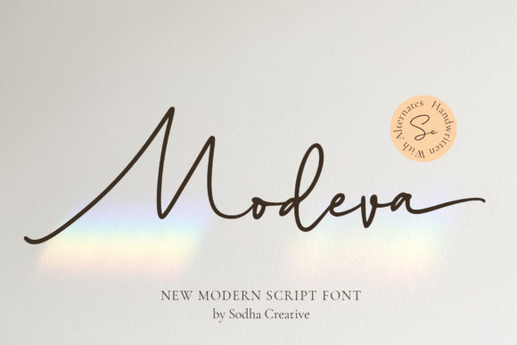 Modeva: A Beautiful Font for Business Branding