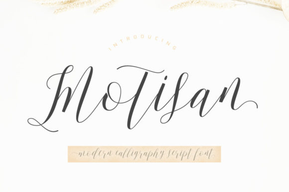 Motisan Script Font for Modern Web Design and Branding