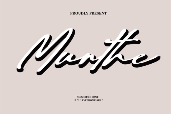 Munthe Script Font for Creative Makers and Product Designers