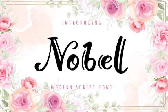 Nobel Font for a Polished and Memorable Brand Identity