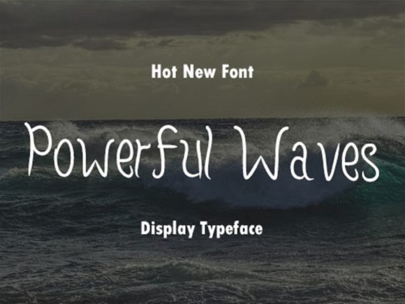 Powerful Waves Font for Stunning Campaign Typography