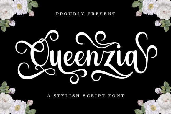 Queenzia: A Refined Script Font for Editorial Elegance