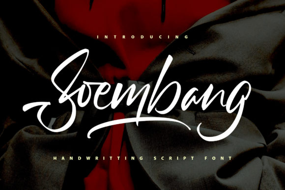 Soembang: A Script Font for Editorial Elegance