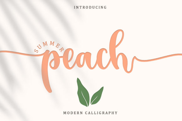 Summer Peach Font: A Script Typeface That Elevates Campaigns