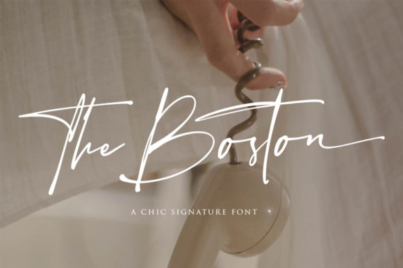 The Boston Font Adds Elegance to Handmade Creations